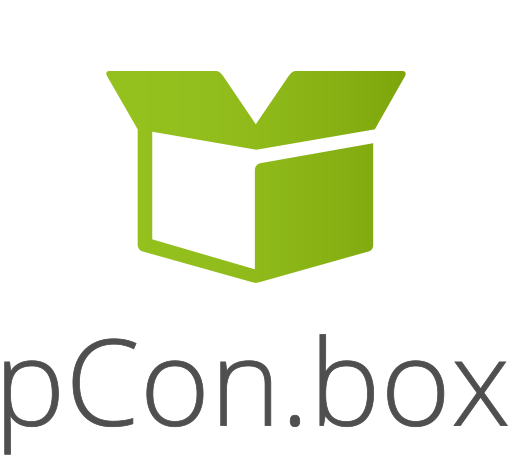 Logo pCon.box: de mobiele ontwerptool van pCon software